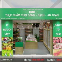 Thiết Kế Shop Hoa Quả Sạch - Ninh Bình